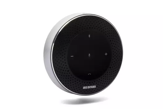 Iris Ohyama Conference Bluetooth 26 часов непрерывного группового режима соединения для совещаний с 10 онлайн-домашними видеоконференциями, черный спикерфон,