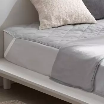 Iris Ohyama Cooling Bed Pad Size Grey Cool Summer Bedding Cool Semi-Double BSP-NPEPS5-SD серый
