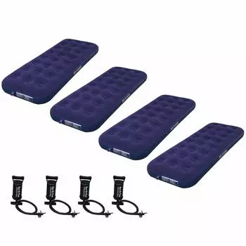 Iris Ohyama Disaster Prevention Goods Bed Mattress Camping Supplies Sleeping Bag x 4 pieces ABD-1N тёмно-синий