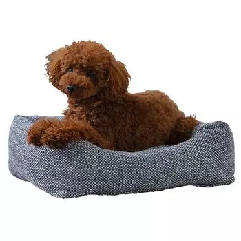 Iris Ohyama Dog Bed Cat Bed High Quality Fabric Tweed Style Bed Gray Width 53 x Depth 44 x Height 15 P-TB530 approx. approx. approx. серый