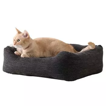 Iris Ohyama Dog Bed Cat Bed High Quality Fabric Tweed Style Bed Brown Width 53 x Depth 44 x Height 15 P-TB530 approx. approx. approx. коричневый