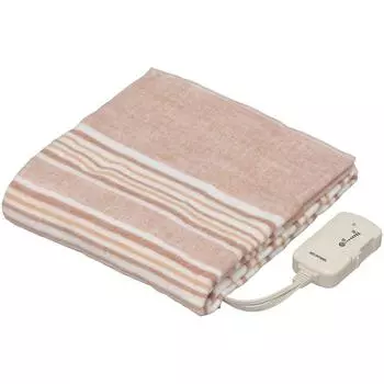 Iris Ohyama Electric 140 x Dust Mite Power Energy Slide Temperature Cold Heating Fluffy Fully Brown Blanket, Washable, 80cm, Killer, Single, Camping,