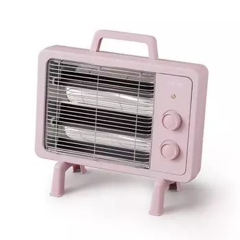 Iris Ohyama Electric Fast Power Off when Falling Black Coat Pink Stove, Отопление, Вниз, 400 Вт/800 Вт, 2-ступенчатое переключение, Обогреватель, IEHDB-800-P,