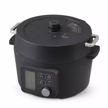 Iris Ohyama Electric Pressure 7 ролей в 80 книгах рецептов Handy Cooking Black Cooker, 1, в комплекте, экономит время, простая, кастрюля, 4,0 л KPC-MA4-B