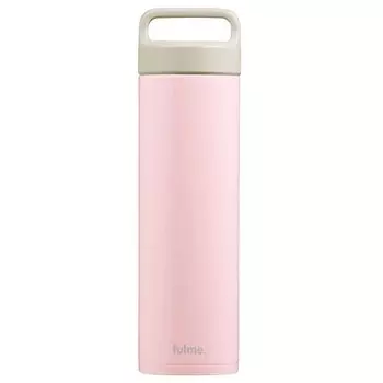 Iris Ohyama Fulme Water Bottle Tumbler Mug Bottle Stainless Steel 600ml Glossy Pink with Lid Handle Handle Heat Insulation Cold Insulation Vacuum