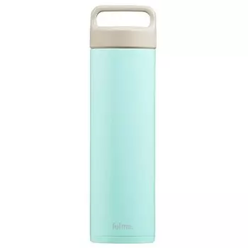Iris Ohyama Fulme Water Bottle Tumbler Mug Bottle Stainless Steel 600ml Glossy Blue with Lid Handle Handle Heat Insulation Cold Insulation Vacuum