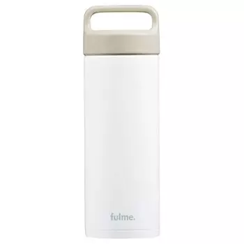 Iris Ohyama Fulme Water Bottle Tumbler Mug Bottle Stainless Steel 480ml White with Lid Handle Handle Vacuum Insulated Drinking Spout Outdoor Sports
