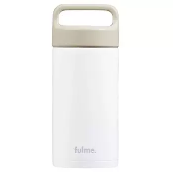 Iris Ohyama Fulme Water Bottle Tumbler Mug Bottle Stainless Steel 350ml White With Lid Handle Handle Thermal Insulation Cold Insulation Vacuum