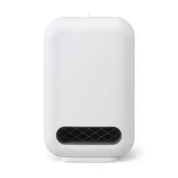 Iris Ohyama Heater Ceramic Fan Heater 1200W Tipping Off Function Fast Heating Small Compact PCH-12B-W White