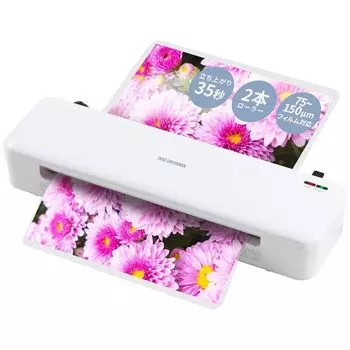 Iris Ohyama High Speed Start Laminator Время ламинирования 35 секунд Совместимость с форматом визитных карточек A3 Совместимая толщина пленки 75 150 Ламинатор High