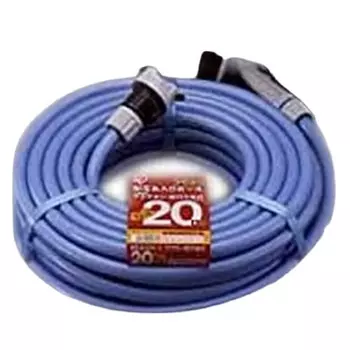 Iris Ohyama Hose Parts Cut Hose Gun with Pressure Thread with Clasp Slim 20m 12 Light Blue