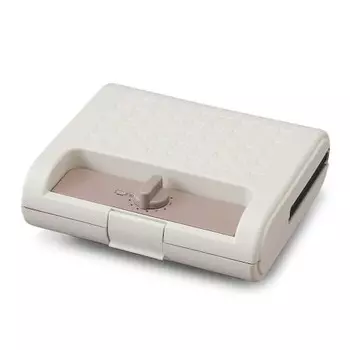 Iris Ohyama Hot Sand Maker Waffle Hot Sand 2 types of baking molds Electric wide double 2 pieces IMS-902-W White