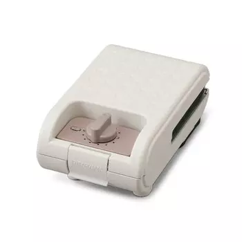 Iris Ohyama Hot Sand Maker, Waffle, Hot Sand, 2 Types of Grilling Molds, Electric, 1 piece, IMS-502-W, White