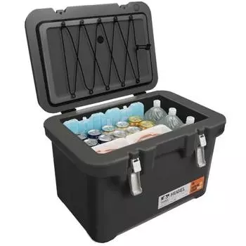 IRIS OHYAMA [хранение в холоде 55 часов] IRIS OHYAMA HUGEL вакуумный термобокс 40 л угольно-серый термобокс для отдыха на природе кемпинг большой