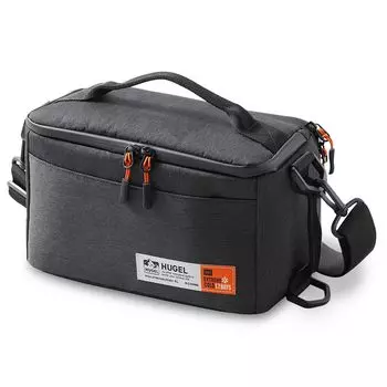 Iris Ohyama HUGEL Aerogel Soft Cooler Charcoal Gray 2-Way Box, 4L, AGSC-4C2,