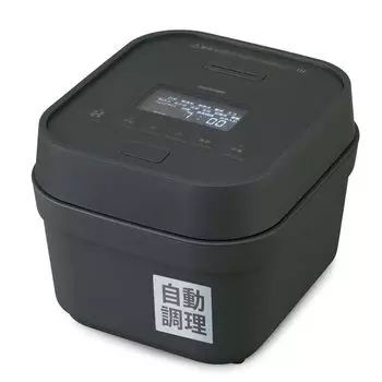 Iris Ohyama IH банка для риса 50 различных блюд, толстая кастрюля 40, автоматическая, высокая степень сохранения тепла, зольная плита, 5,5 чашек, функции, б/у, меню, режим,