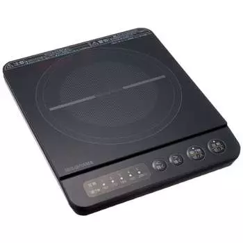 Iris Ohyama IH Stove 1 Burner IH Cooking Heater 1000W Настольный дизайн IHK-T38-B Черный