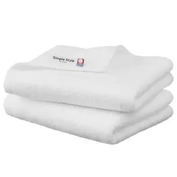 Iris Ohyama Imabari Towel Certified Face Towel White Set of 2 Cotton Daily Towel Moderate thickness for everyday use Features absorbency and