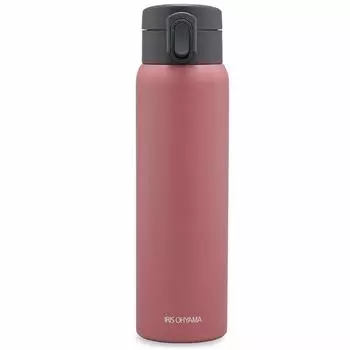 IRIS OHYAMA Кружка-бутылка Ash Pink 500 мл из нержавеющей стали Мобильная бутылка One Touch SB-O500