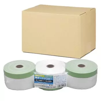 IRIS OHYAMA Лента для маскировки отверждения 1100 мм x 25 м 30 рулонов M-NTM11003P