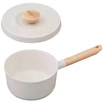 Iris OHYAMA LUO-P18 Single-Handled Pot, Abrasion Resistance Test Clear, Ceramic Coating, Waterless Pot, 700,000 Times