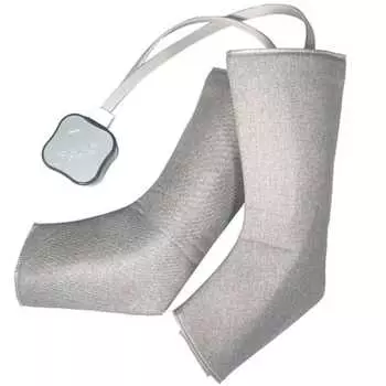 Iris Ohyama Massage Machine, Calf Care, Compression Air Massager, Swelling Reduction, Fatigue Recovery, Massage Relaxation, Gray IMSG-C101