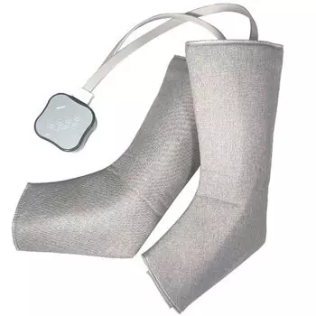 Iris Ohyama Массаж икр Компрессионный воздушный массаж от отеков и усталости Серая машина, Уход, Массажер, Уменьшение, Восстановление, Расслабление, IMSG-C101