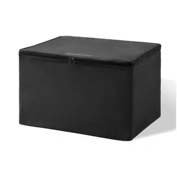 Iris Ohyama Мягкая доставка, без самовывоза, легкий водонепроницаемый циферблат, черный ящик, требуется личное присутствие, сборка, компактное хранение, молния, водонепроницаемый, чёрный