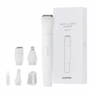 Iris Ohyama Multi Shaver Совместимо с vio Совместимо со всем телом 5 функций в 1 с чистящей щеточкой Электробритва Женская бритва Мужская