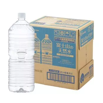 Iris Ohyama Natural Water 2 л x 6 бутылок Без этикетки Fuji Natural Water Ванадийсодержащая вода Минеральная вода Пластиковая бутылка Сделано в Сидзуоке