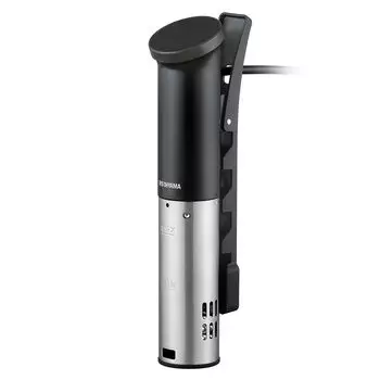 Iris Ohyama Низкотемпературная плита Тонкая вакуумная плита Кухонная техника Черный Самостоятельное приготовление пищи ZLTC-04-B