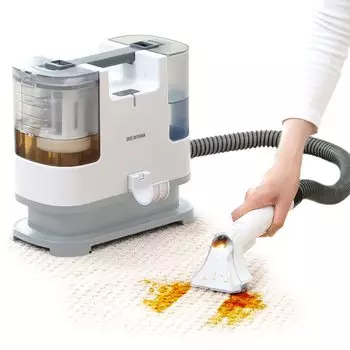 Iris Ohyama ополаскиватель очиститель Автоматическая модель насоса Трансляционная пятновыводитель Ткань Чистящая машина Головка щетки Головка в комплекте Легкий залив воды Белый [TV