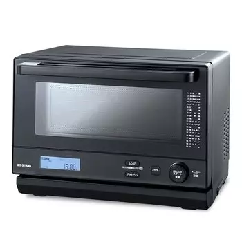 Iris Ohyama Паровая микроволновая печь 18 л Плоский стол Экономия времени Скорость приготовления Подогрев Автоматическое меню 20 типов Ash MO-F1808-HA