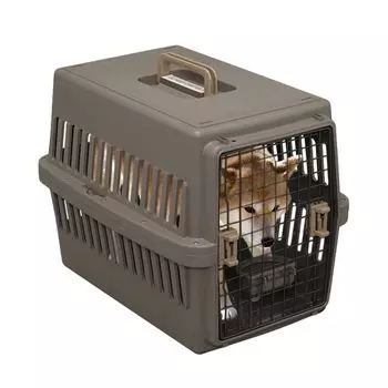 IRIS OHYAMA Переноска для кошек и собак среднего размера, коричневая, ширина 47 см x глубина 67 см x высота 51 см коричневый