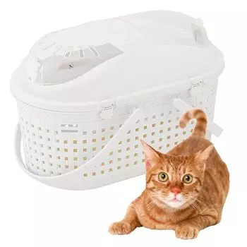 IRIS OHYAMA Переноска для кошек Переноска для собак Ультралегкая сетчатая переноска для домашних животных Ivory MPC-450 слоновая кость