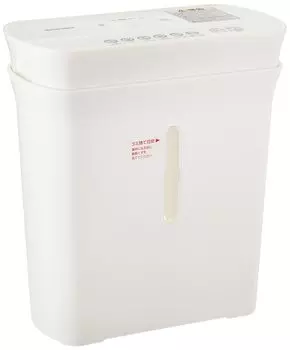 IRIS OHYAMA Personal Shredder for Home 8 Cross Shredding 37m x 80 A4 Copy Shredding Easy Large Capacity Dust Home Home White Use, Sheets, Cut, Size