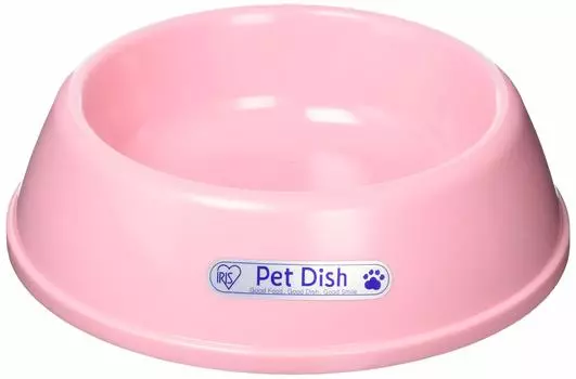 Iris Ohyama Pet Dish Sakura Pink Diameter 16cm