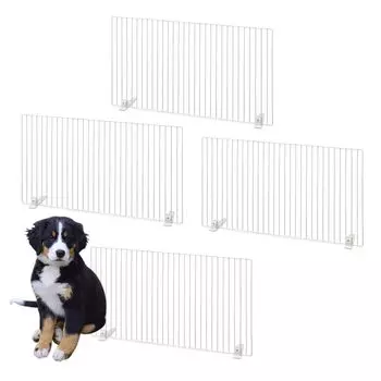 Iris Ohyama Pet Fence Set of 4 90cm Width 90 x Depth 18 x Height 55cm P-SPF-96 White/Width (High Type) (Bulk Purchase) белый