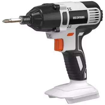 Iris Ohyama Rechargeable Impact Driver 18V Cordless Main Unit Torque 160Nm Easy to Use for Drilling and Tightening Screws in Thick Materials JID160-Z
