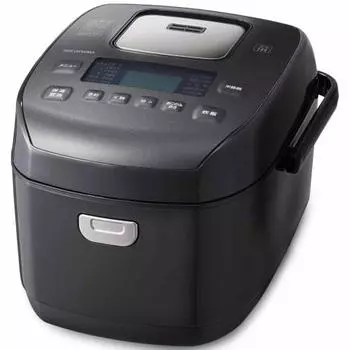 Iris Ohyama Rice Cooker Pressure IH 5.5 Cups Cooking Function for 50 Brands Extra Thick Pot Black 2022 Model RC-PDA50-B