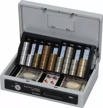 IRIS OHYAMA Сейф ручной A5 тонкий двойной лоток серый SBX-A5S серый