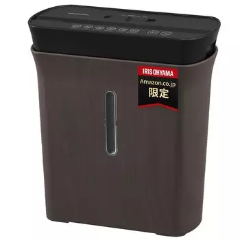 IRIS OHYAMA Shredder Shreds 8 sheets Cross-cut Continuous use 3 minutes Dust box 8.9L A4/65 sheets capacity AZ-P8GCD-B Black