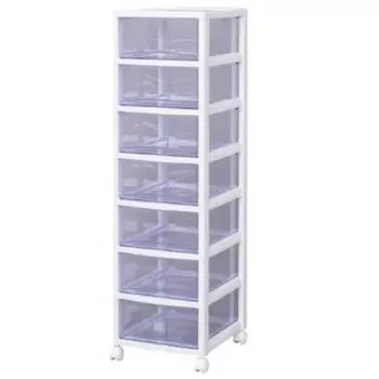 Iris Ohyama Super Clear Chest Blue SCE-070 Белый/Прозрачный
