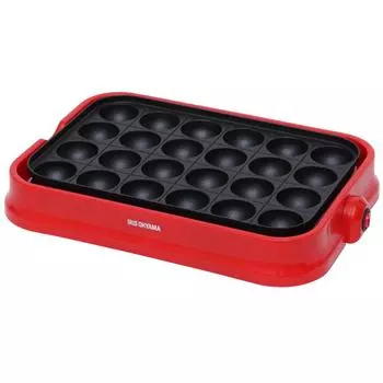 Iris Ohyama Takoyaki Maker 24 отверстия съемный красный PTY-24-R красный