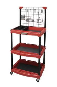 Iris Ohyama Tool Wagon Hard with Mesh Panel Red HDW-3M красный