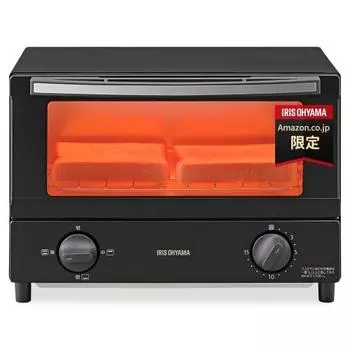 Iris Ohyama тостер-духовка тостер 2 предмета регулировка температуры 3 уровня противень в комплекте 1000 Вт ZOT-012-B черный [.co.jp Limited]