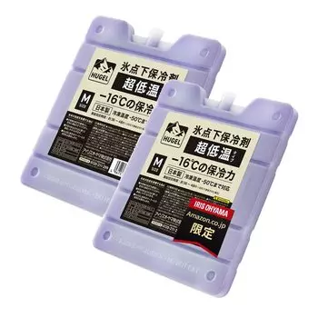 Iris Ohyama Ультранизкотемпературный пакет для льда размера M, набор из 2 штук HUGEL