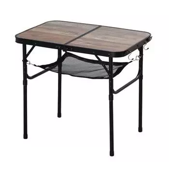 Iris Ohyama Уличный складной стол Ширина 60 Складной стол Легкий Компактный складной стол для кемпинга на открытом воздухе Регулируемая высота Многофункциональный подарок