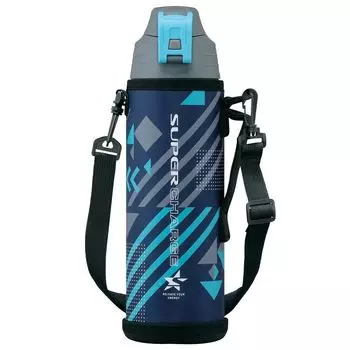 Iris Ohyama Vacuum Insulated Direct Bottle Navy x Sky DBR-1000 (Navy Blue) тёмно-синий