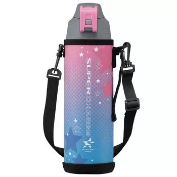Iris Ohyama Vacuum Insulated Direct Bottle Pink x Light DBR-1000 (Pink Blue)